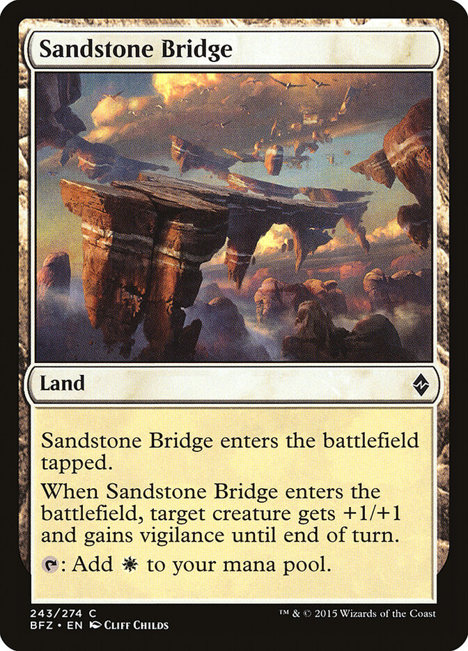 Ponte de Arenito / Sandstone Bridge - Magic: The Gathering - MoxLand