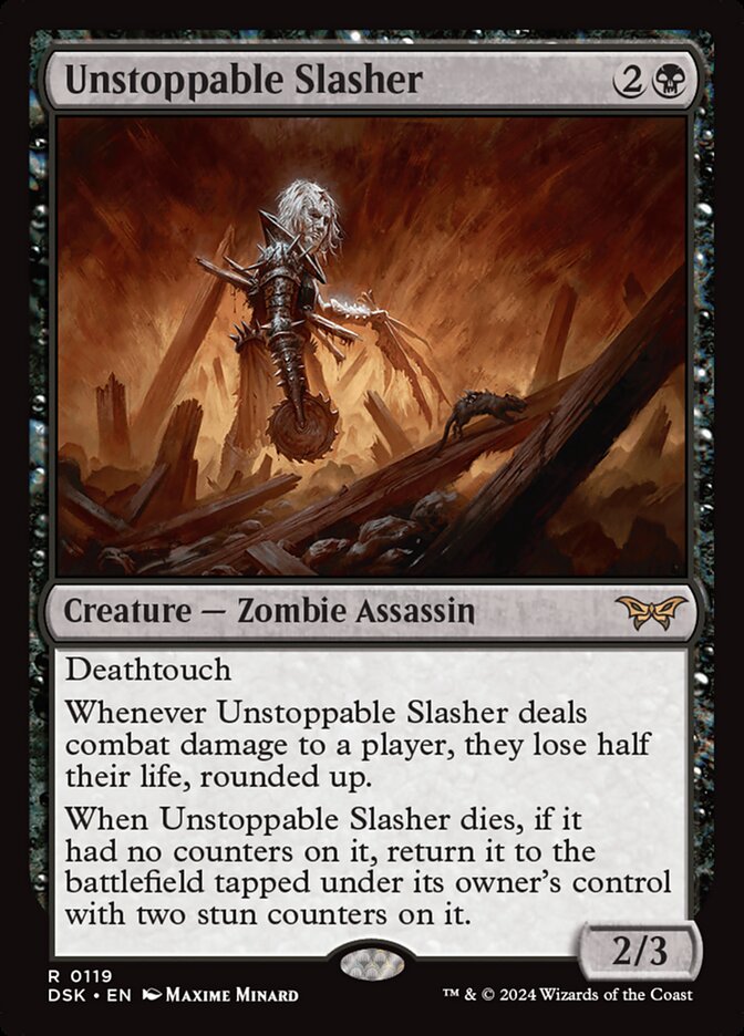 Esquartejador Irrefreável / Unstoppable Slasher - Magic: The Gathering - MoxLand