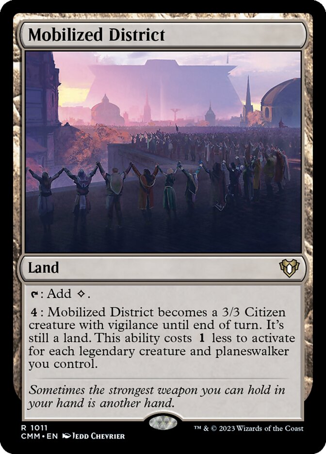 Distrito Mobilizado / Mobilized District - Magic: The Gathering - MoxLand