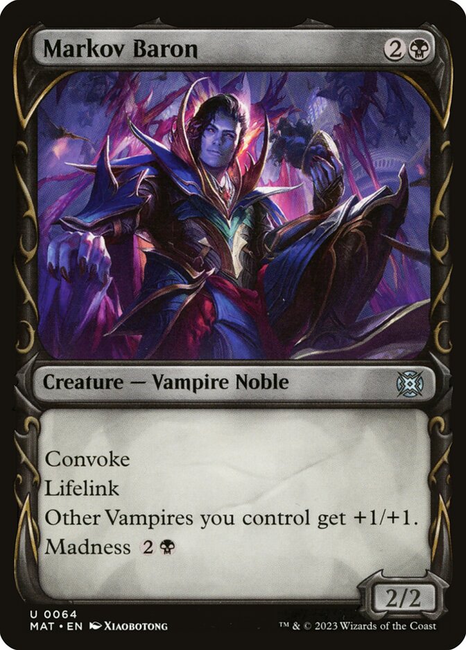Barão Markov / Markov Baron - Magic: The Gathering - MoxLand