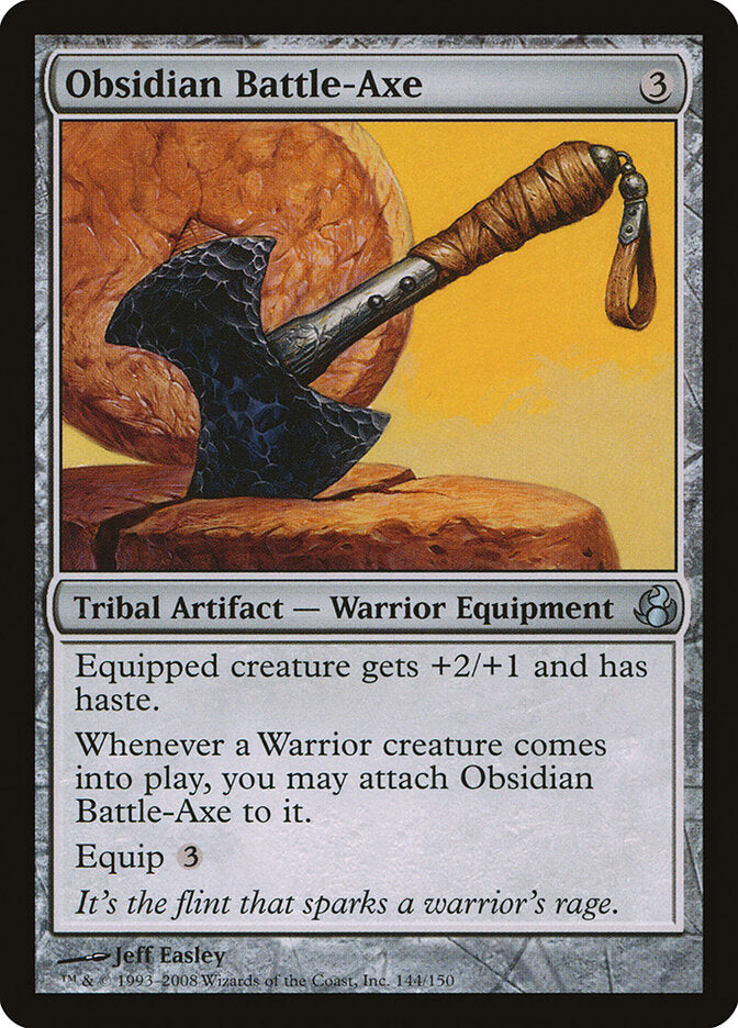 Machado de Obsidiana / Obsidian Battle-Axe - Magic: The Gathering - MoxLand