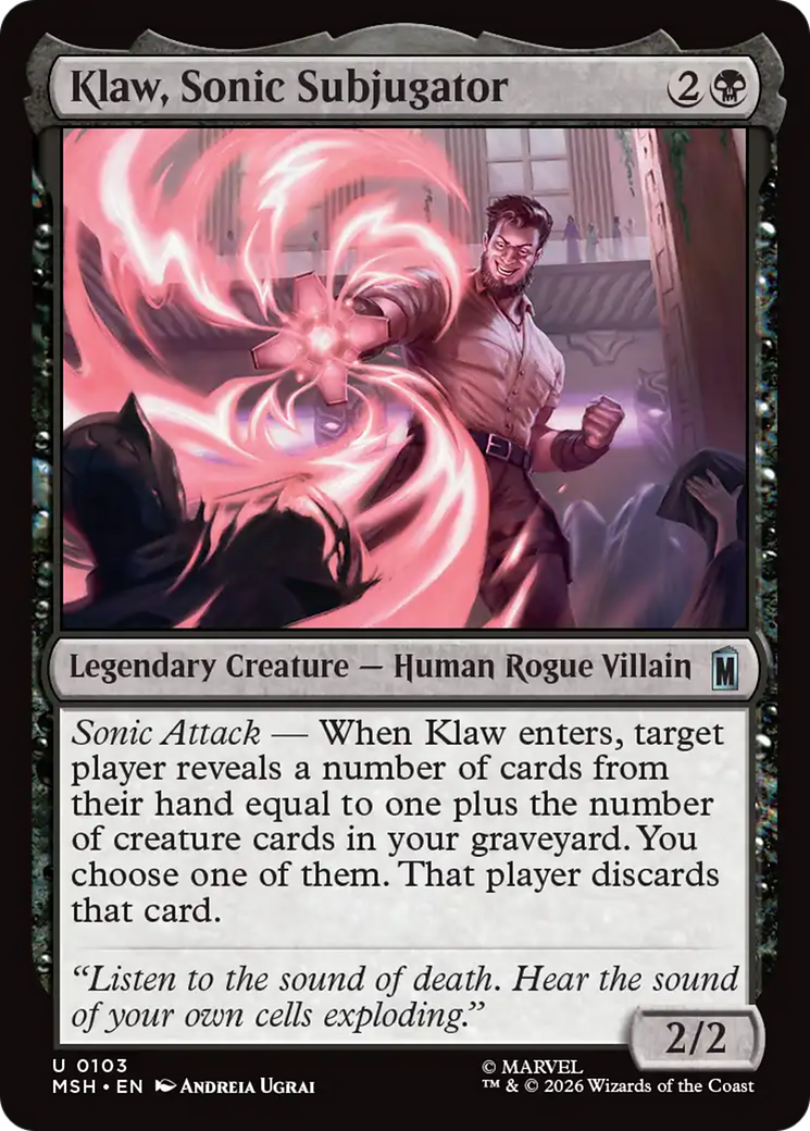 Klaw, Sonic Subjugator - Magic: The Gathering - MoxLand