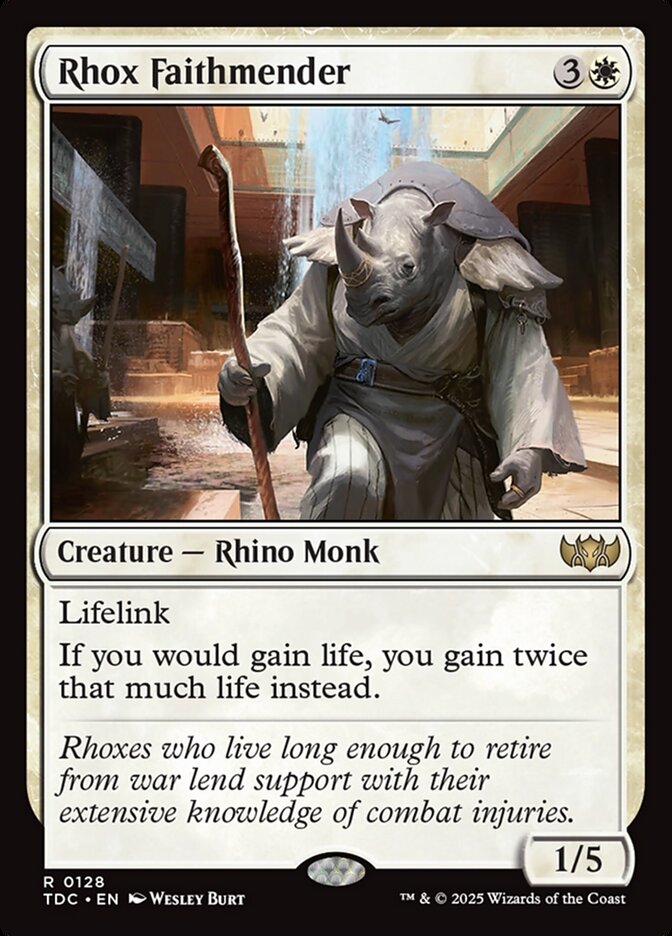 Rhox Remendador de Fé / Rhox Faithmender - Magic: The Gathering - MoxLand