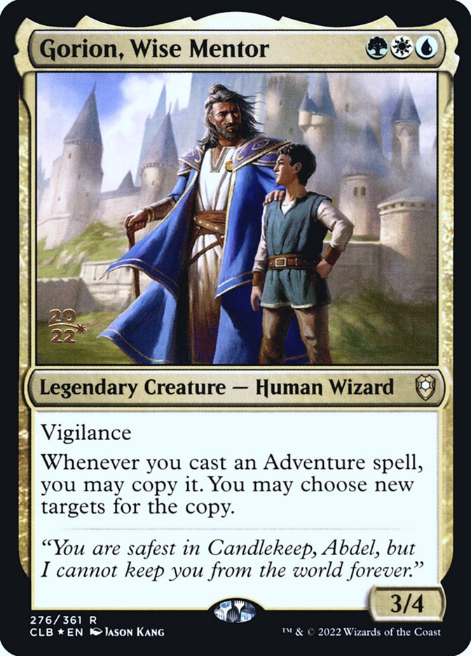 Gorion, Mentor Sábio / Gorion, Wise Mentor - Magic: The Gathering - MoxLand