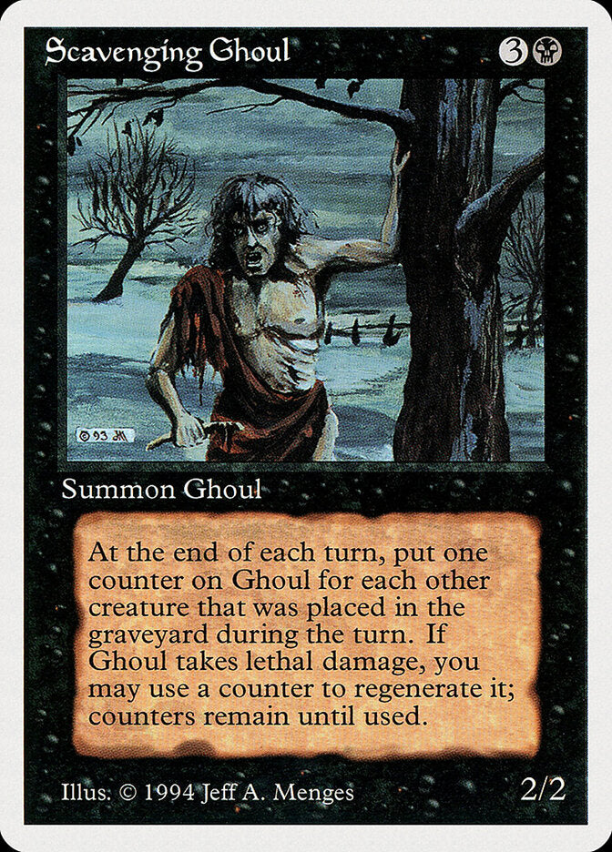 Carniçal Necrófago / Scavenging Ghoul - Magic: The Gathering - MoxLand
