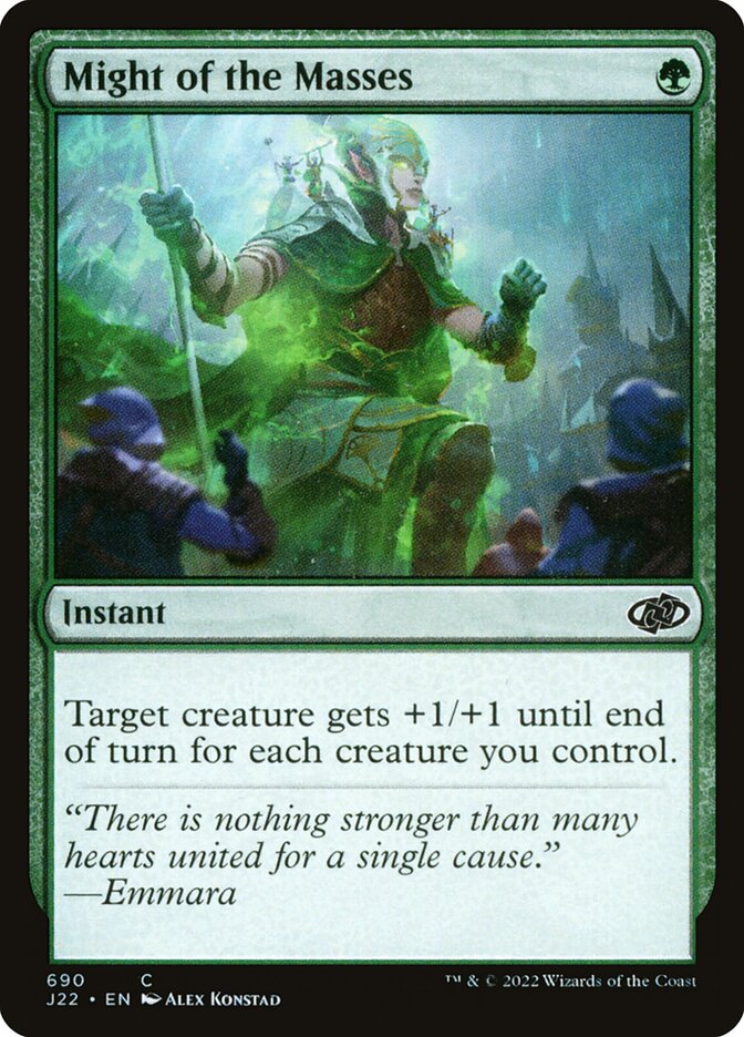 Força das Massas / Might of the Masses - Magic: The Gathering - MoxLand