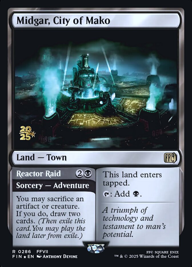 Midgar, City of Mako / Reactor Raid - Magic: The Gathering - MoxLand