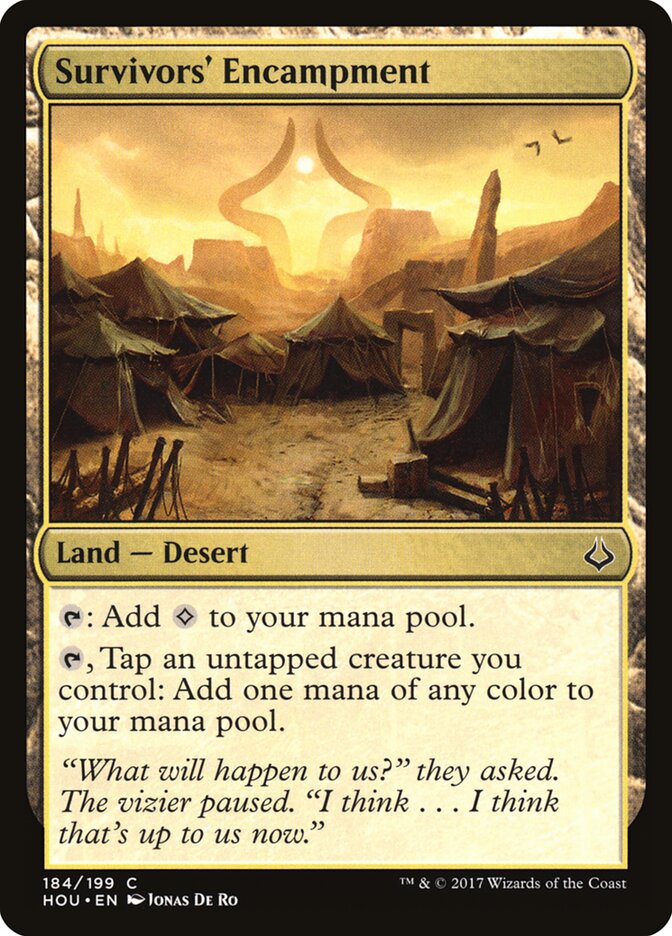 Acampamento dos Sobreviventes / Survivors' Encampment - Magic: The Gathering - MoxLand