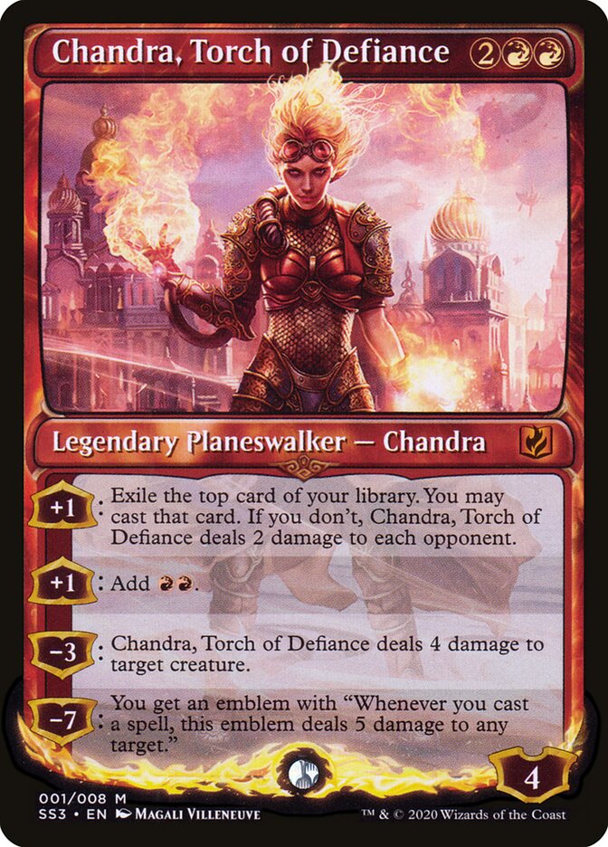 Chandra, Chama da Rebeldia / Chandra, Torch of Defiance - Magic: The Gathering - MoxLand