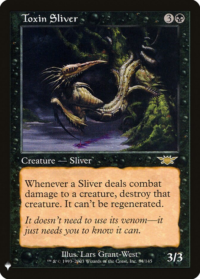 Fractius de Toxina / Toxin Sliver - Magic: The Gathering - MoxLand