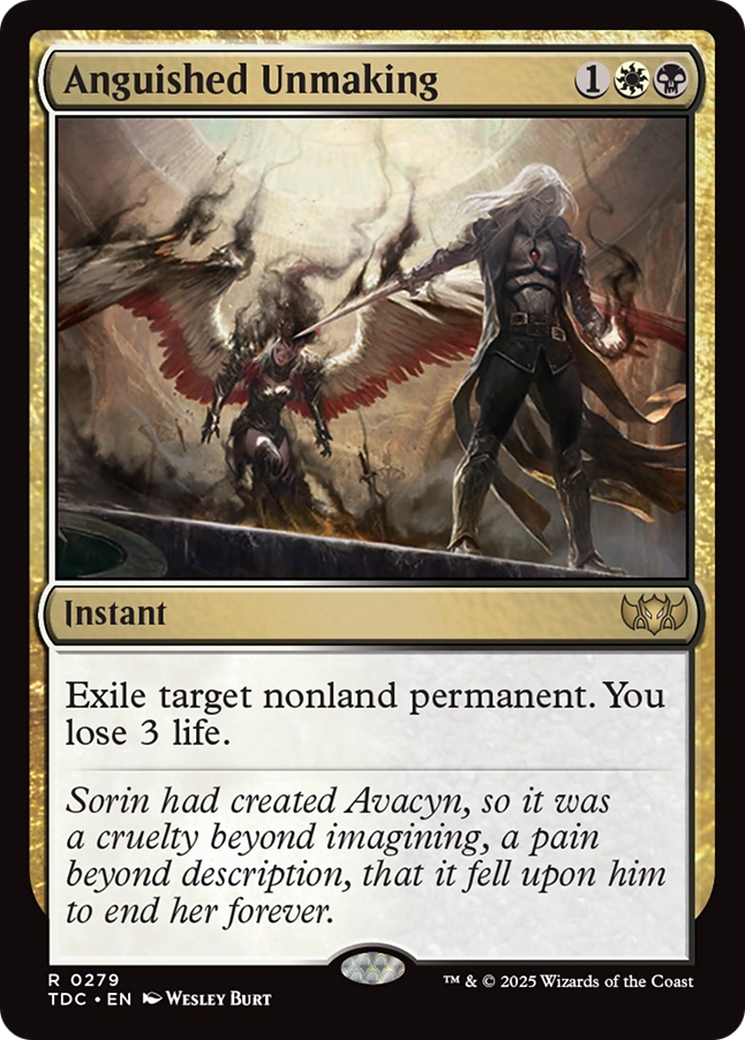 Desfazer Angustiado / Anguished Unmaking - Magic: The Gathering - MoxLand