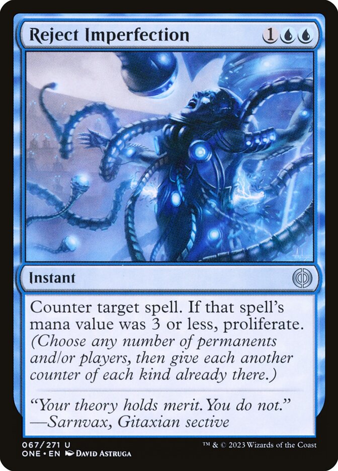 Rejeitar a Imperfeição / Reject Imperfection - Magic: The Gathering - MoxLand