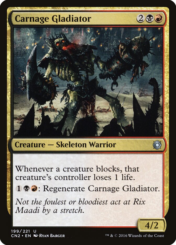 Gladiador Carniceiro / Carnage Gladiator - Magic: The Gathering - MoxLand
