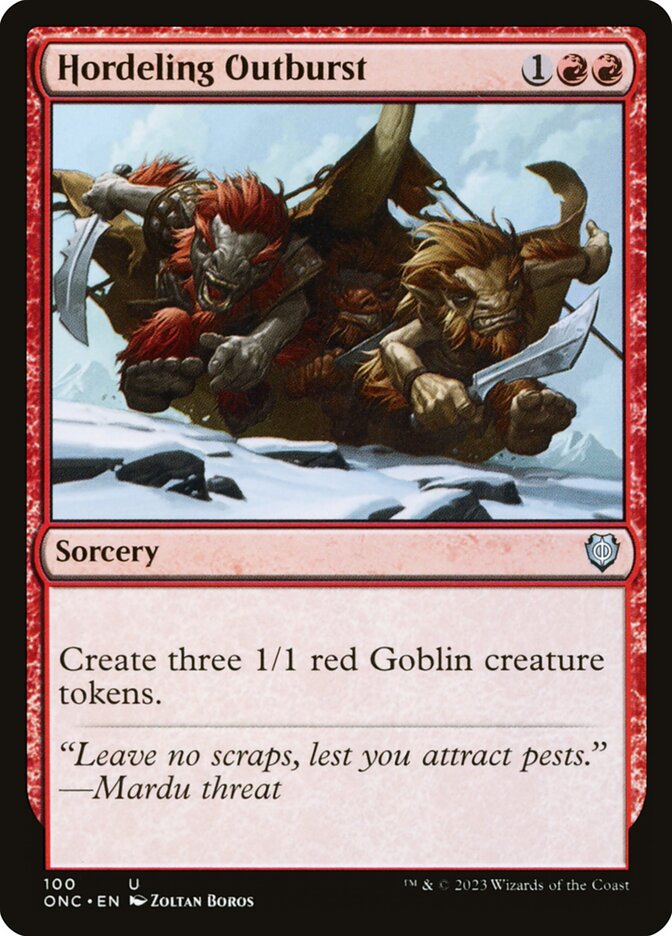 Ataque da Mini-horda / Hordeling Outburst - Magic: The Gathering - MoxLand
