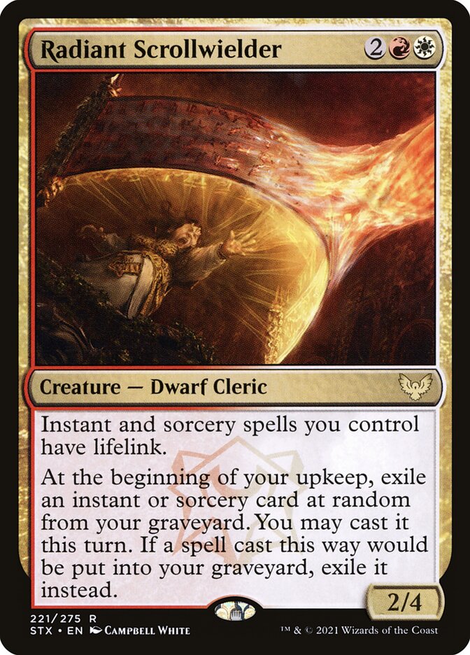 Pergaminista Radiante / Radiant Scrollwielder - Magic: The Gathering - MoxLand