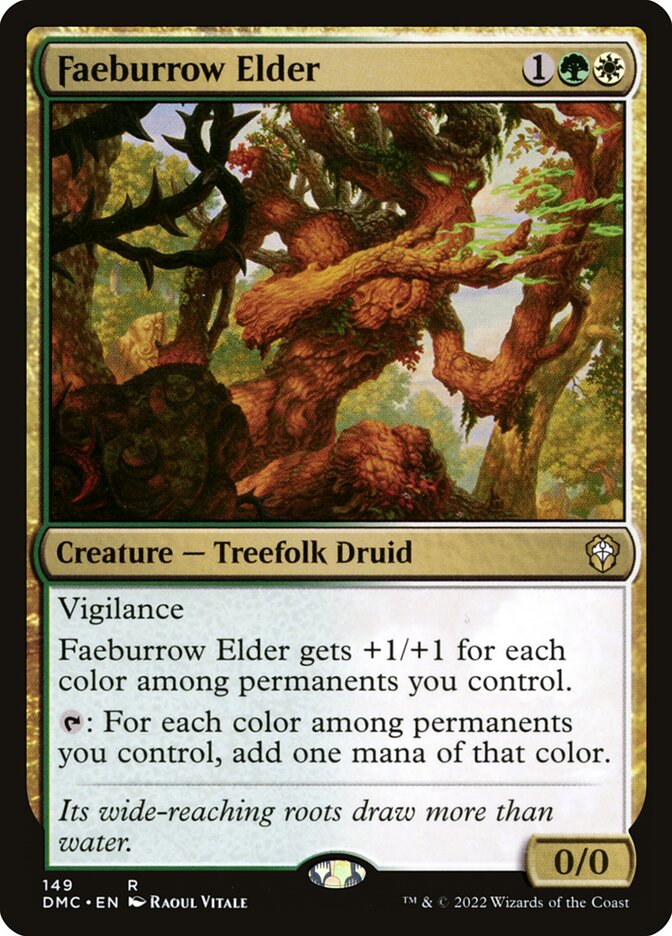 Anciã de Toca das Fadas / Faeburrow Elder - Magic: The Gathering - MoxLand