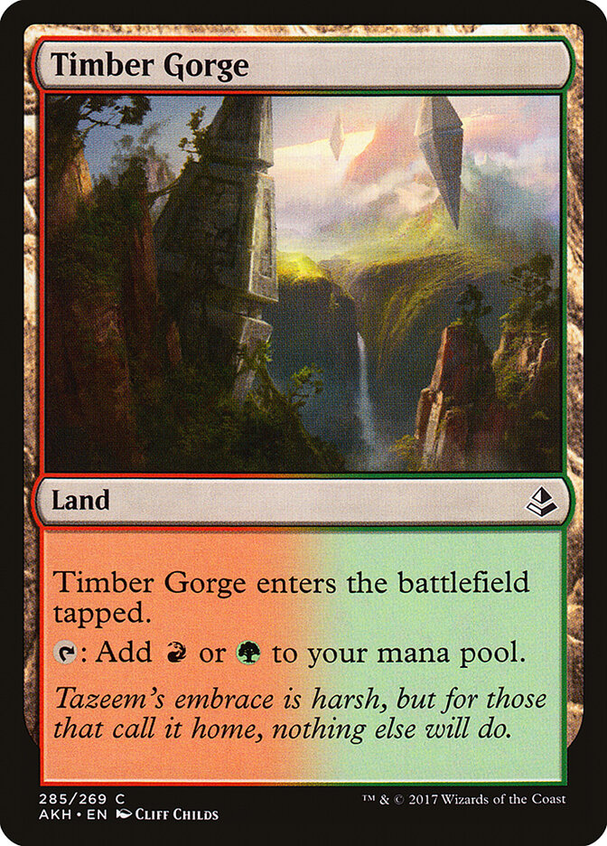Desfiladeiro da Mata / Timber Gorge - Magic: The Gathering - MoxLand