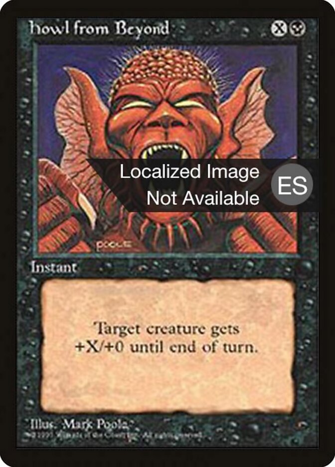 Uivo do Além / Howl from Beyond - Magic: The Gathering - MoxLand