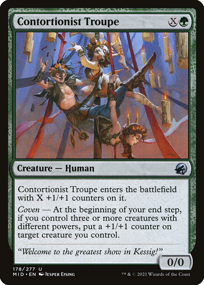Trupe Contorcionista / Contortionist Troupe - Magic: The Gathering - MoxLand