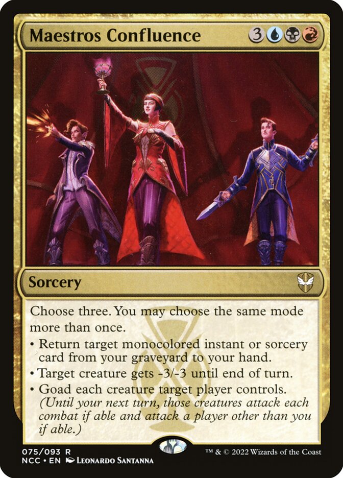 Confluência dos Maestros / Maestros Confluence - Magic: The Gathering - MoxLand