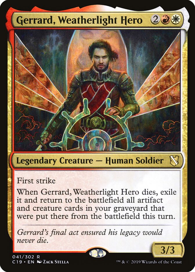 Gerrard, Herói do Bons Ventos / Gerrard, Weatherlight Hero - Magic: The Gathering - MoxLand