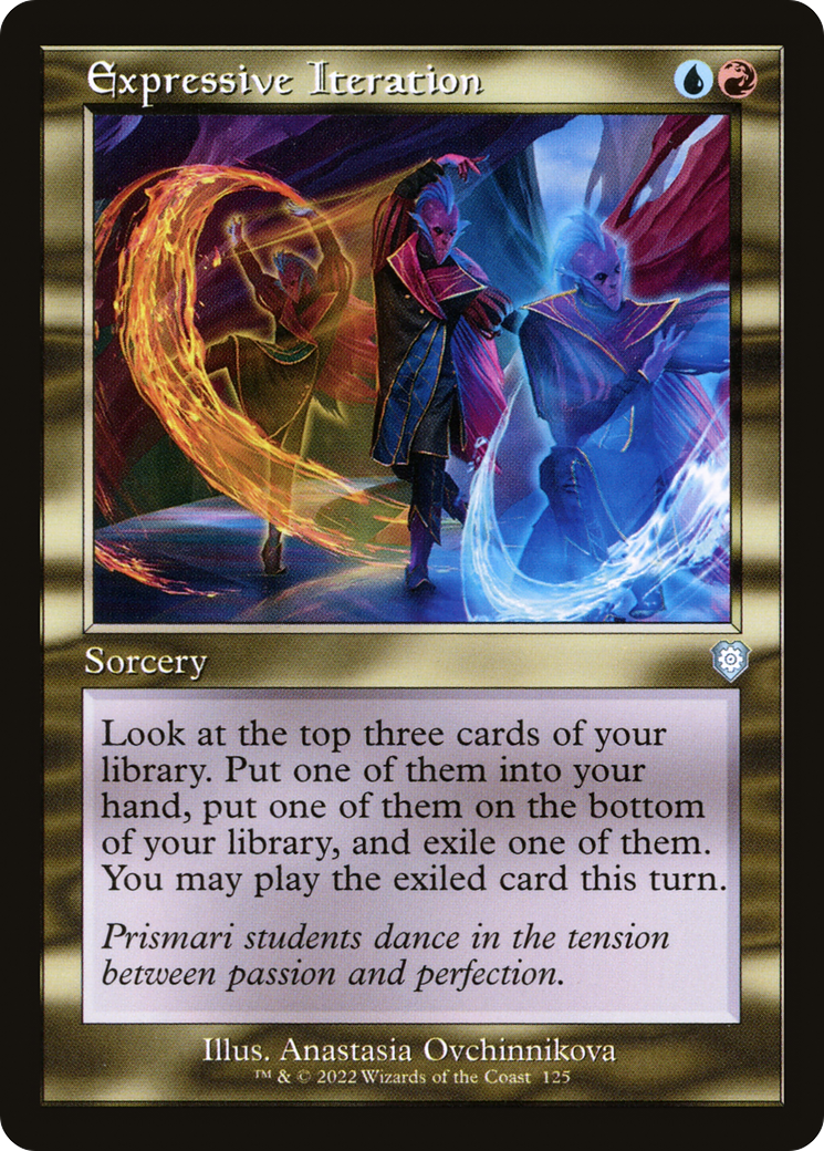 Iteração Expressiva / Expressive Iteration - Magic: The Gathering - MoxLand