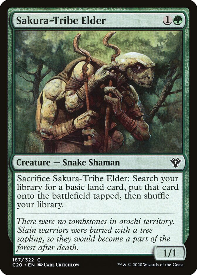 Ancião da Tribo Sakura / Sakura-Tribe Elder - Magic: The Gathering - MoxLand