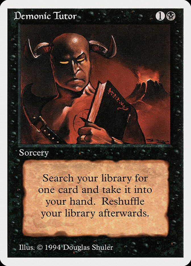 Tutor Demoníaco / Demonic Tutor - Magic: The Gathering - MoxLand