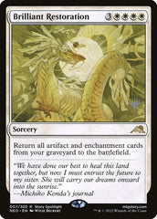 Restauração Brilhante / Brilliant Restoration - Magic: The Gathering - MoxLand