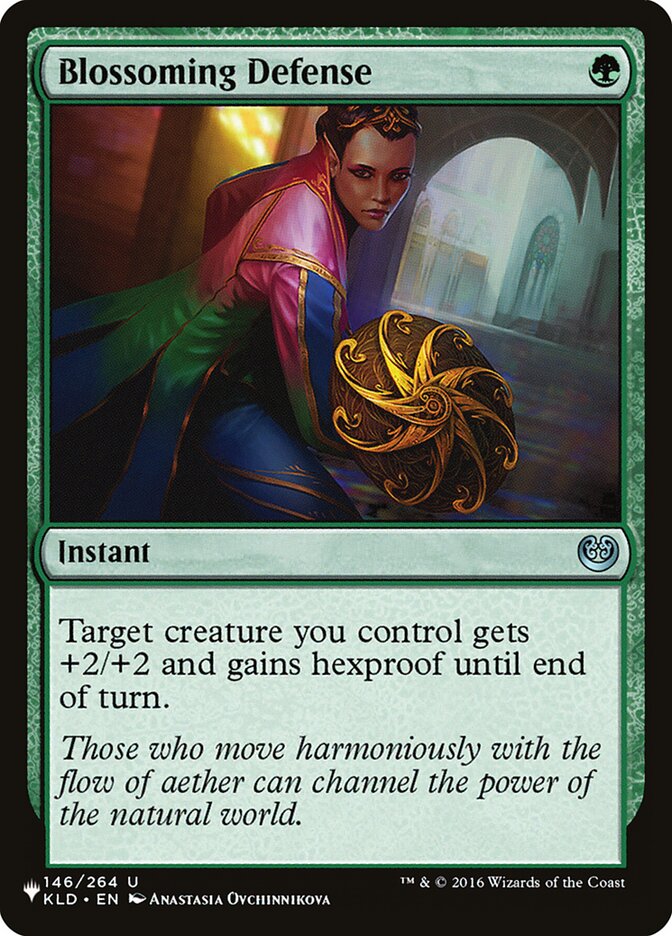 Defesa Florescente / Blossoming Defense - Magic: The Gathering - MoxLand