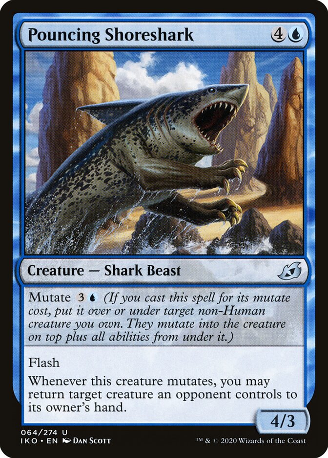 Tubarão-da-costa Saltador / Pouncing Shoreshark - Magic: The Gathering - MoxLand