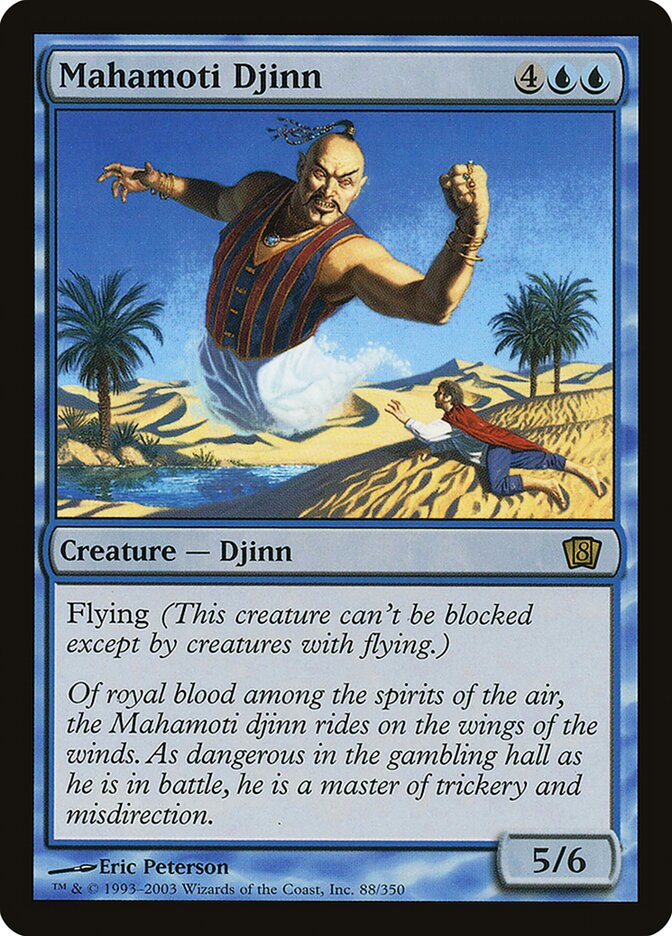 Gênio Mahamoti / Mahamoti Djinn - Magic: The Gathering - MoxLand