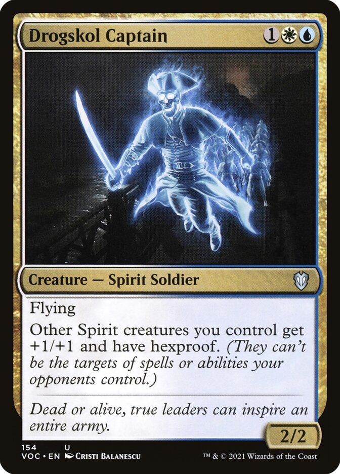 Capitão Drogskol / Drogskol Captain - Magic: The Gathering - MoxLand
