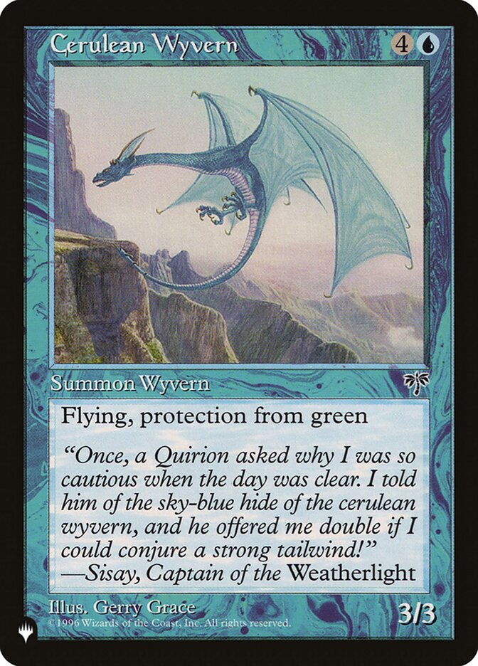 Wyvern Cerúleo / Cerulean Wyvern - Magic: The Gathering - MoxLand
