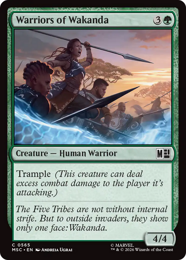 Warriors of Wakanda - Magic: The Gathering - MoxLand