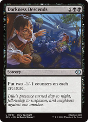 Desce a Escuridão / Darkness Descends - Magic: The Gathering - MoxLand