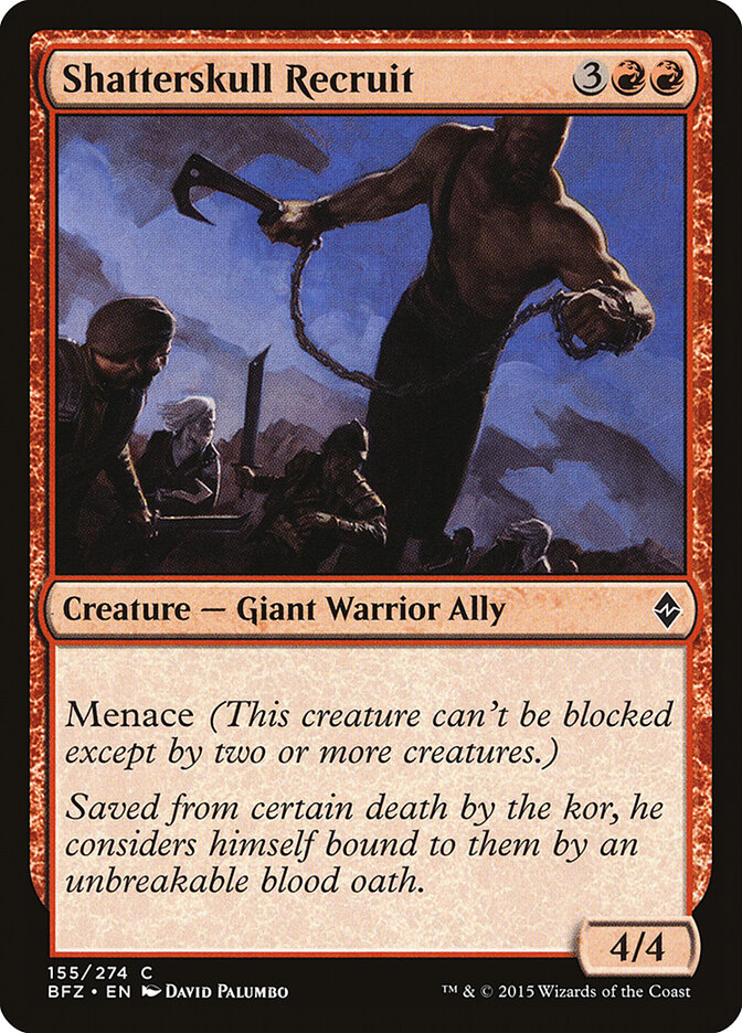 Recruta de Quebra-crânio / Shatterskull Recruit - Magic: The Gathering - MoxLand