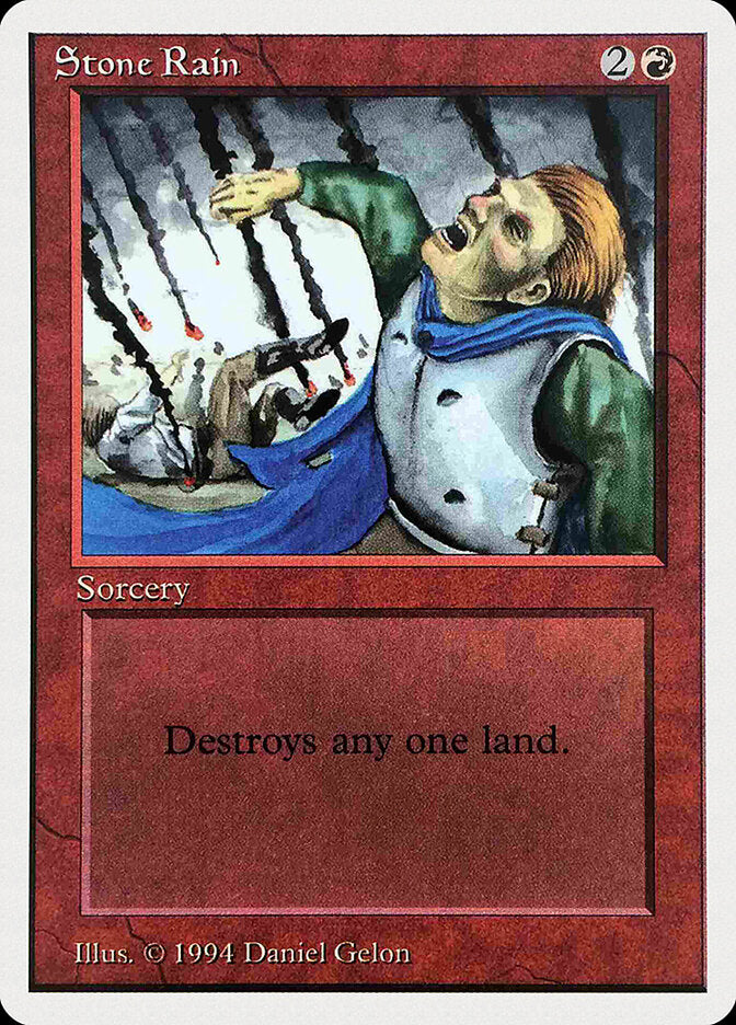 Chuva de Pedras / Stone Rain - Magic: The Gathering - MoxLand
