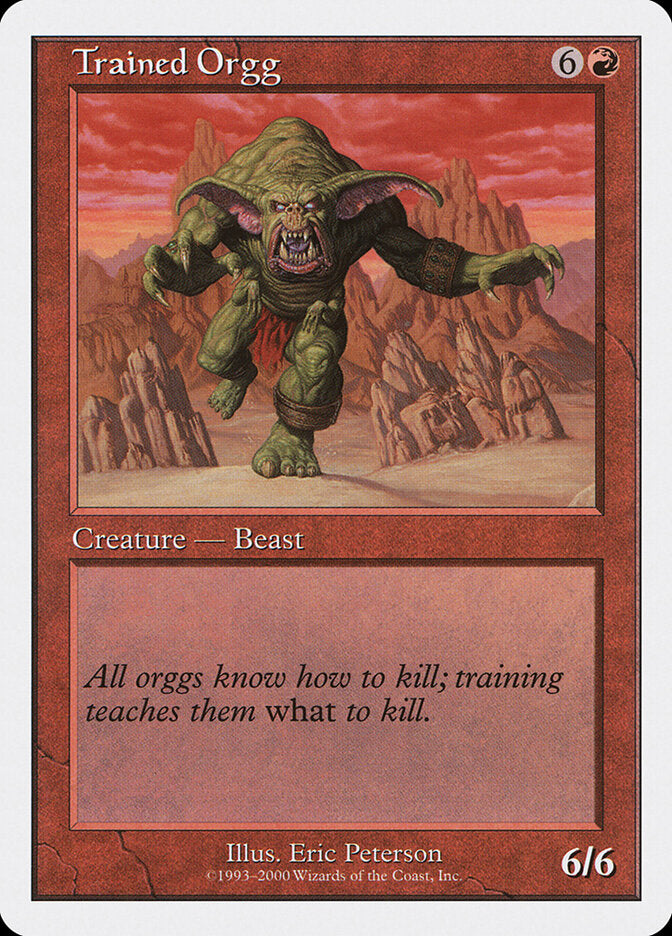 Orgg Treinado / Trained Orgg - Magic: The Gathering - MoxLand