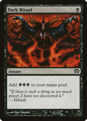 Ritual Sombrio / Dark Ritual - Magic: The Gathering - MoxLand