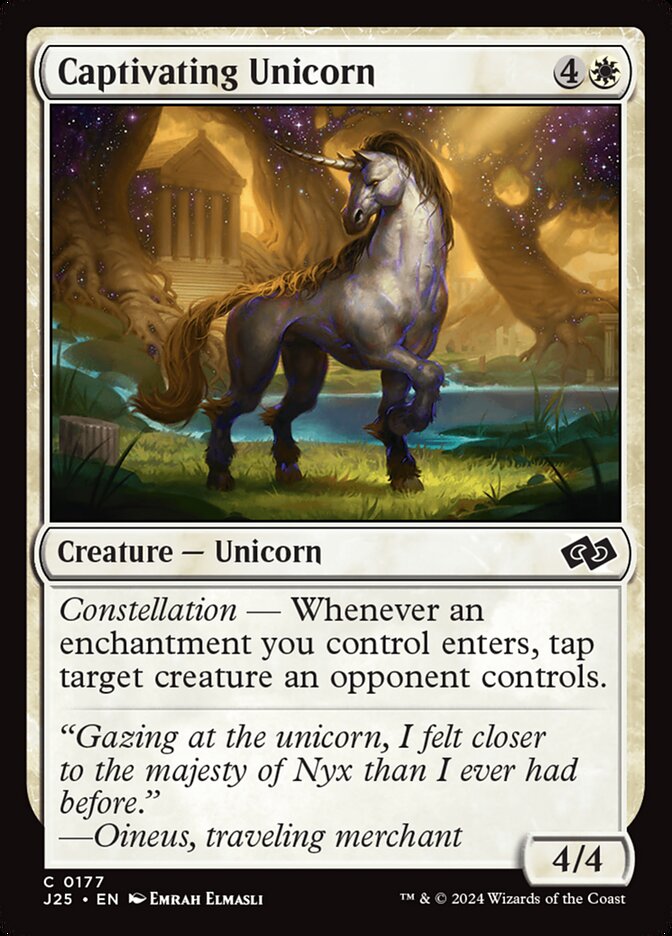 Unicórnio Cativante / Captivating Unicorn - Magic: The Gathering - MoxLand
