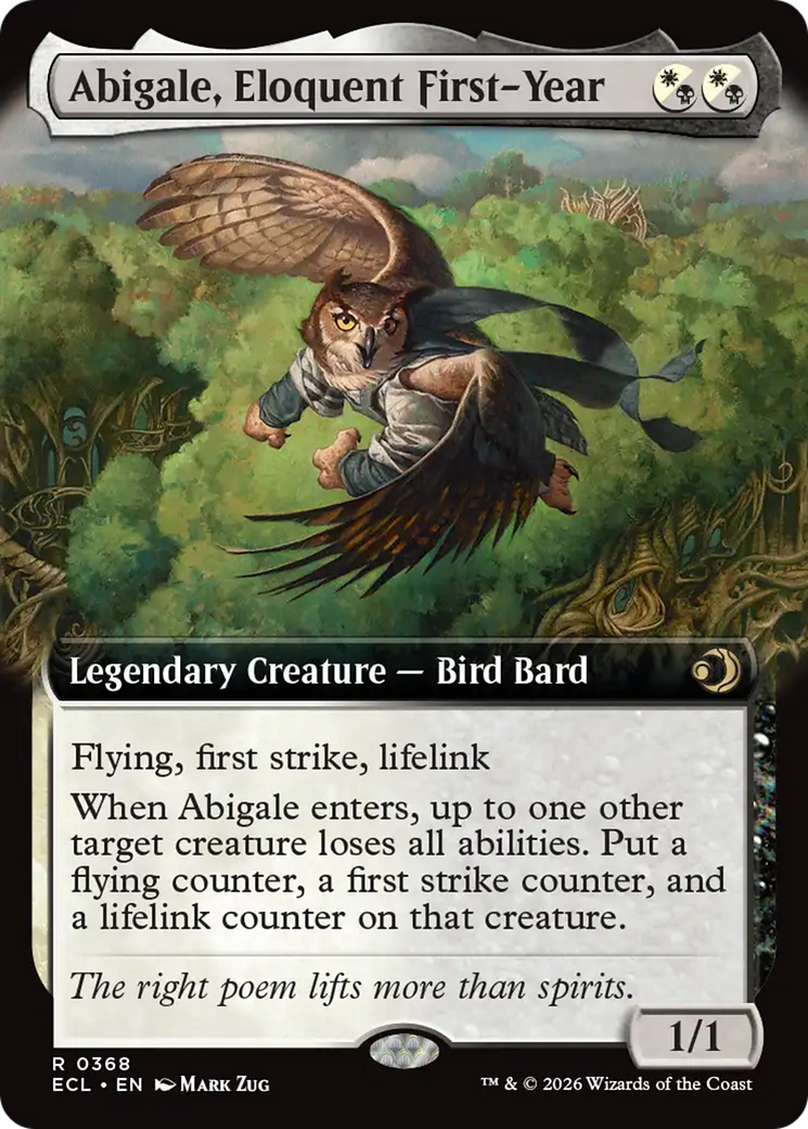 Aventina, Caloura Eloquente / Abigale, Eloquent First-Year - Magic: The Gathering - MoxLand