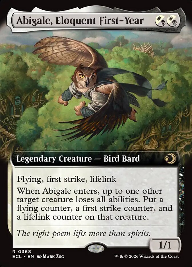 Aventina, Caloura Eloquente / Abigale, Eloquent First-Year - Magic: The Gathering - MoxLand