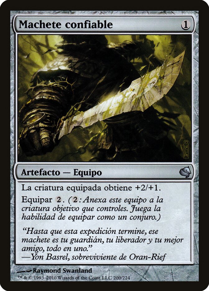 Facão Fiel / Trusty Machete - Magic: The Gathering - MoxLand