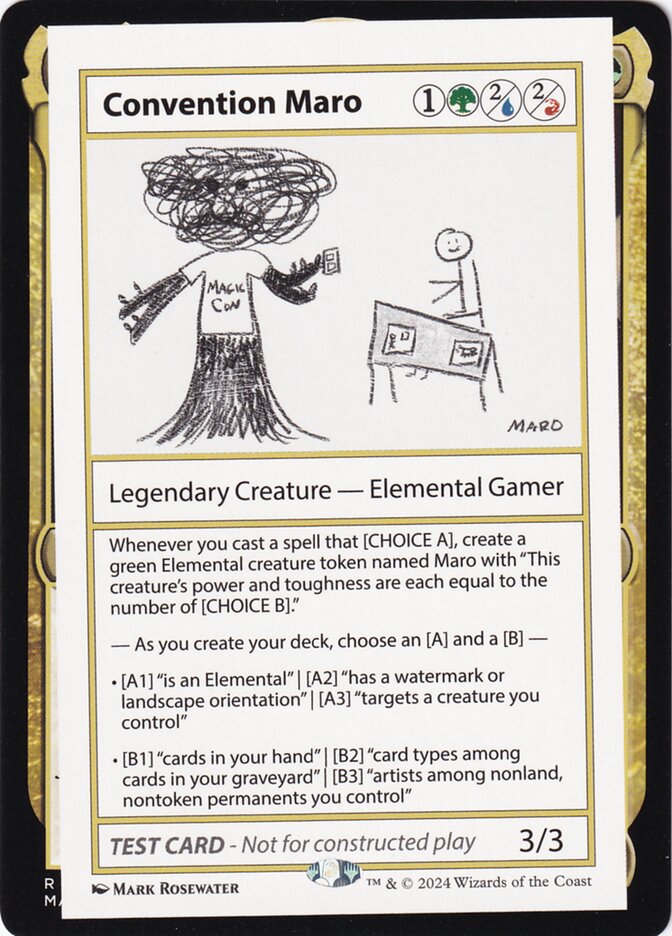 Convention Maro - Magic: The Gathering - MoxLand