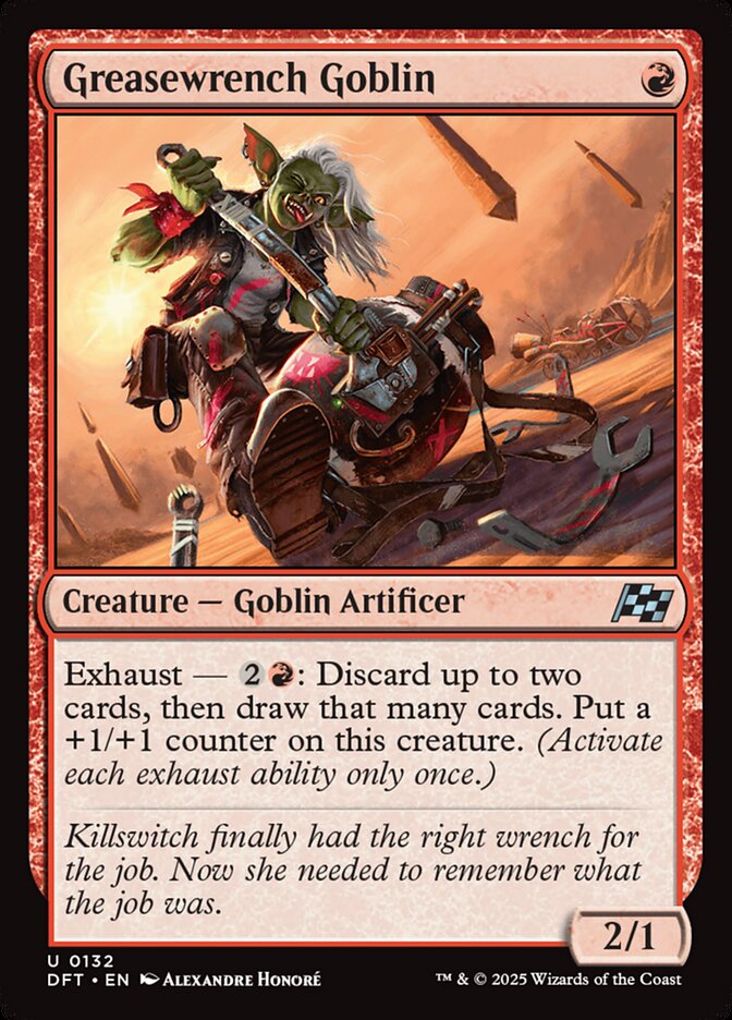 Goblin da Chave-de-Graxa / Greasewrench Goblin - Magic: The Gathering - MoxLand