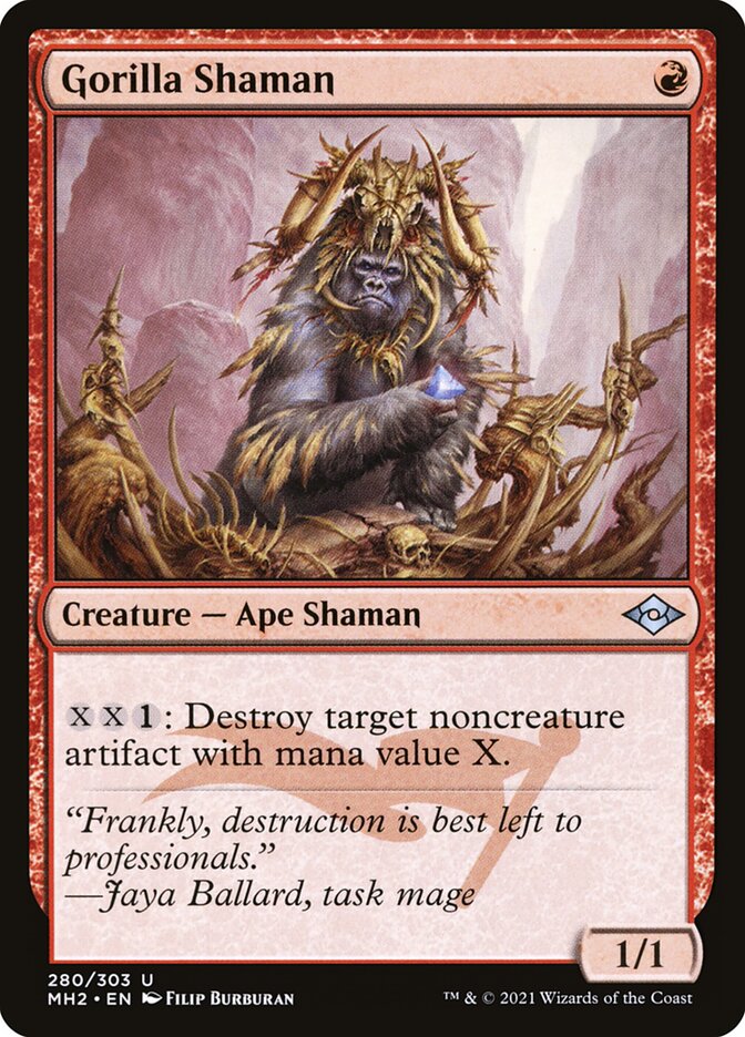 Xamã dos Gorilas / Gorilla Shaman - Magic: The Gathering - MoxLand