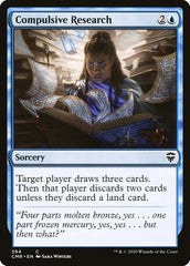 Pesquisa Compulsiva / Compulsive Research - Magic: The Gathering - MoxLand