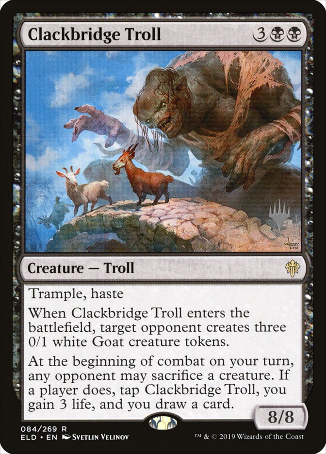 Trol da Ponte Ribombante / Clackbridge Troll - Magic: The Gathering - MoxLand