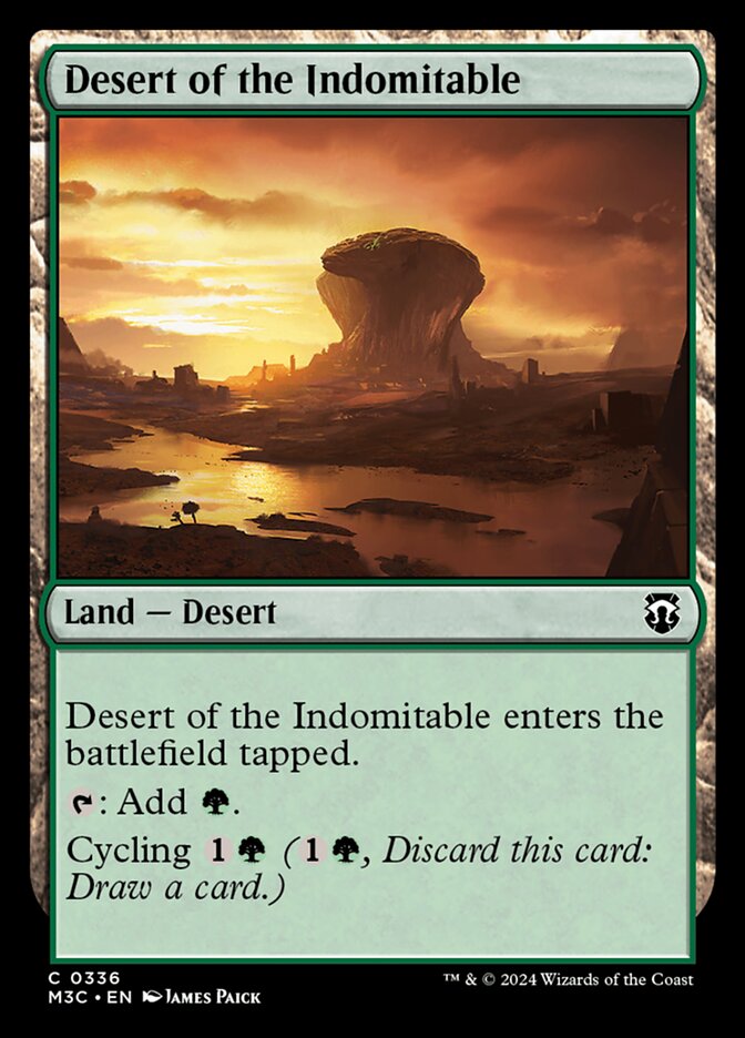 Deserto do Indômito / Desert of the Indomitable - Magic: The Gathering - MoxLand